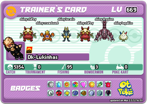 Dk-Lukinhas Card otPokemon.com