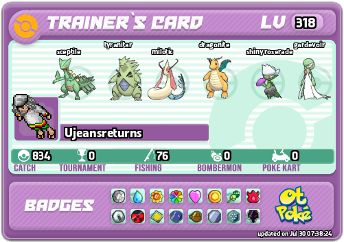 Ujeansreturns Card otPokemon.com
