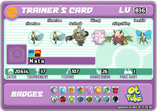 N a t a Card otPokemon.com