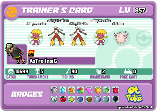AsTro InsiG Card otPokemon.com