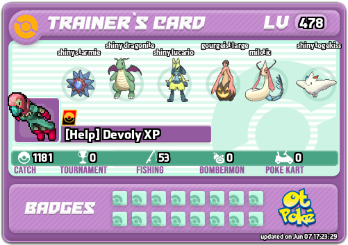 [Help] Devoly XP Card otPokemon.com
