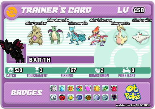 B A R T H Card otPokemon.com