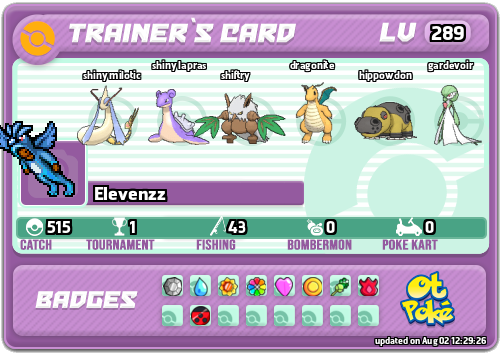Elevenzz Card otPokemon.com