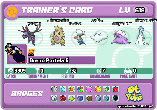 Breno Portela Ii Card otPokemon.com