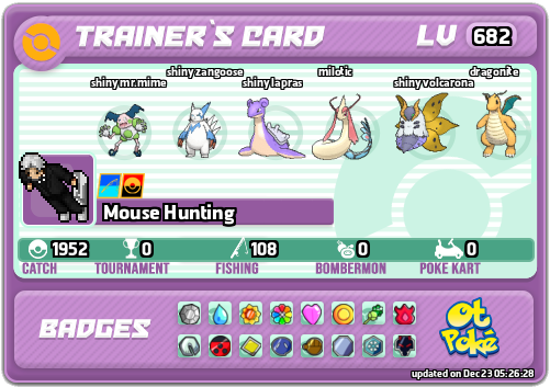 Mouse Hunting Card otPokemon.com