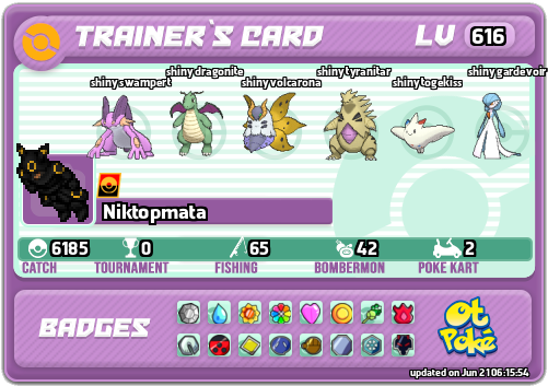 Niktopmata Card otPokemon.com
