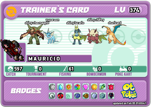 M A U R I C I O Card otPokemon.com