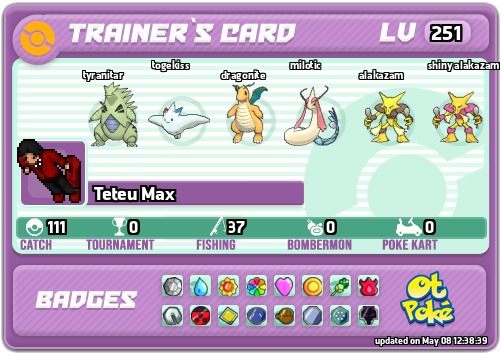 Teteu Max Card otPokemon.com