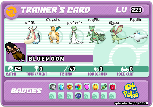 B L U E M O O N Card otPokemon.com