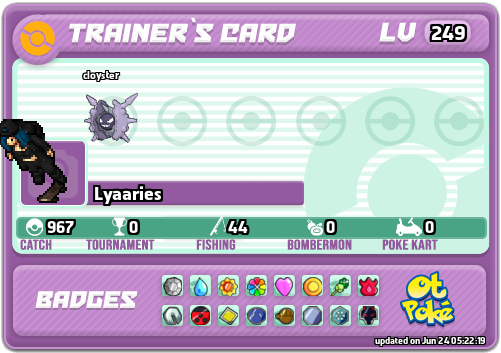 Lyaaries Card otPokemon.com