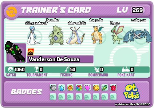 Vanderson De Souza Card otPokemon.com
