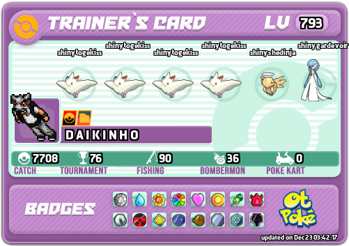 D A I K I N H O Card otPokemon.com