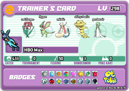HBO Max Card otPokemon.com