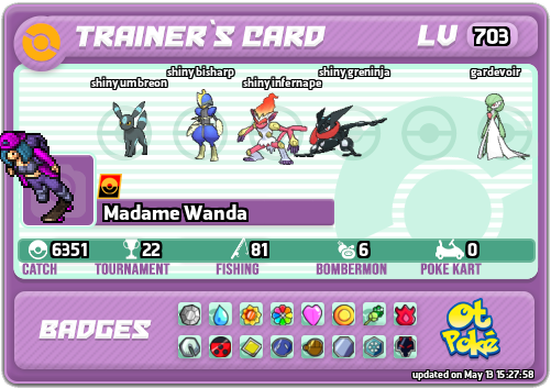 Madame Wanda Card otPokemon.com