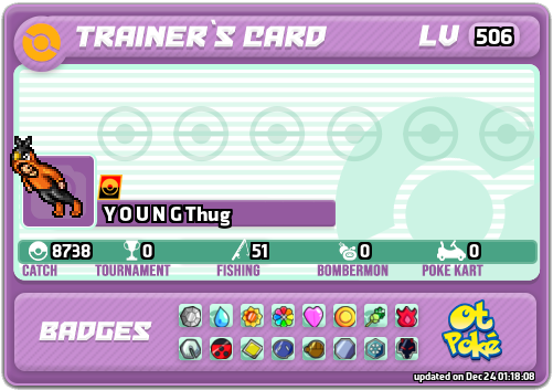 Y O U N G Thug Card otPokemon.com