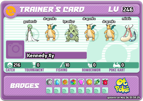 Kennedy Xy Card otPokemon.com