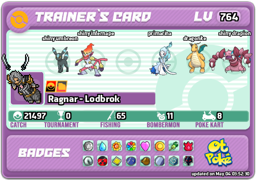 Ragnar - Lodbrok Card otPokemon.com