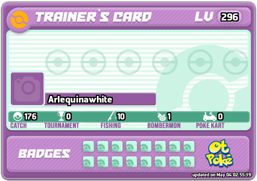 Arlequinawhite Card otPokemon.com