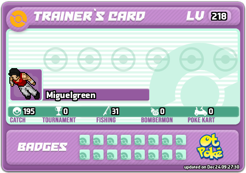 Miguelgreen Card otPokemon.com