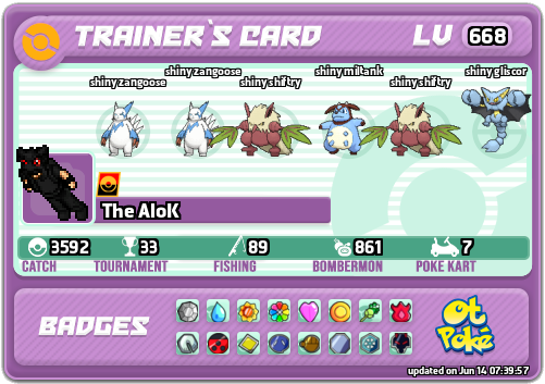 The AloK Card otPokemon.com
