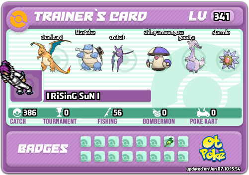 I RiSinG SuN I Card otPokemon.com