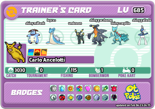 Carlo Ancelotti Card otPokemon.com