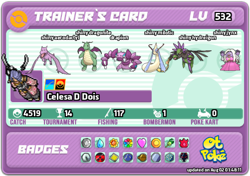 Celesa D Dois Card otPokemon.com