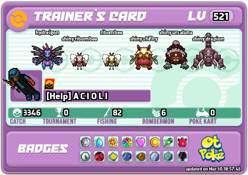 [Help] A C I O L I Card otPokemon.com