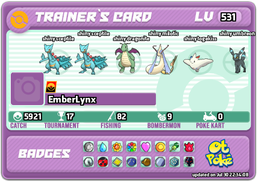 EmberLynx Card otPokemon.com