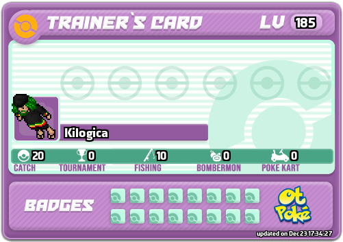 Kilogica Card otPokemon.com