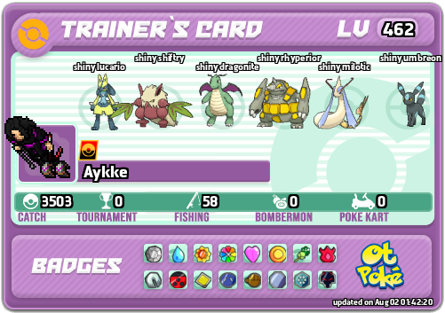 Aykke Card otPokemon.com