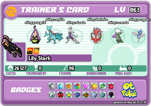 Lily Stark Card otPokemon.com