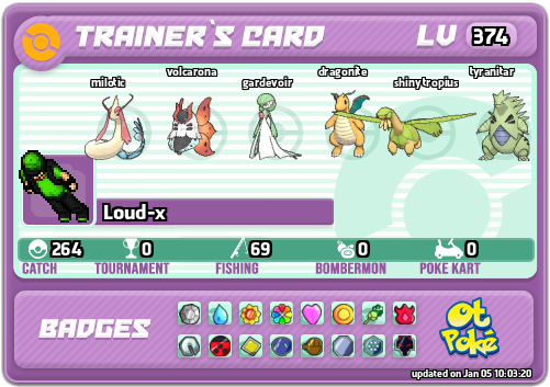 Loud-x Card otPokemon.com