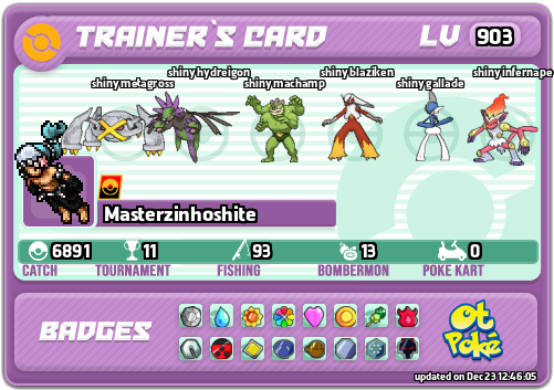 Masterzinhoshite Card otPokemon.com