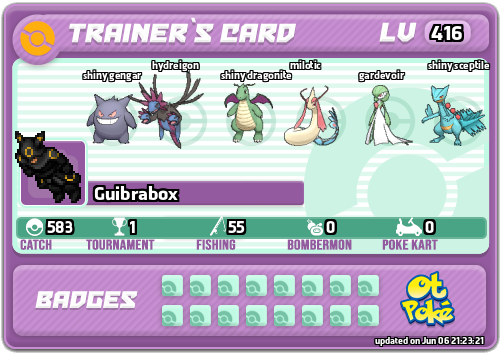 Guibrabox Card otPokemon.com