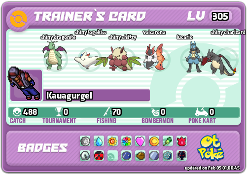 Kauagurgel Card otPokemon.com