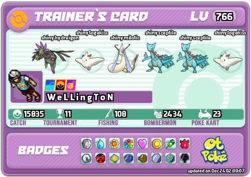 W e L L i n g T o N Card otPokemon.com