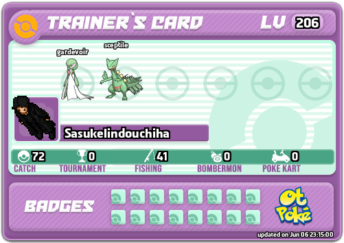 Sasukelindouchiha Card otPokemon.com