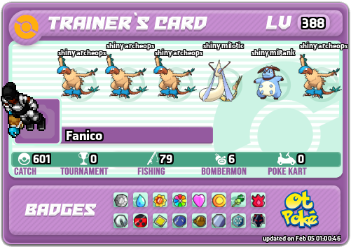 Fanico Card otPokemon.com
