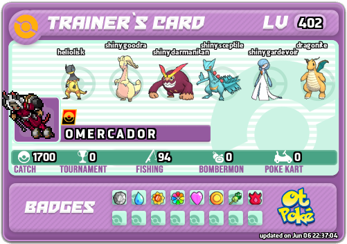 O M E R C A D O R Card otPokemon.com