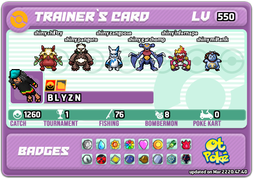 B L Y Z N Card otPokemon.com