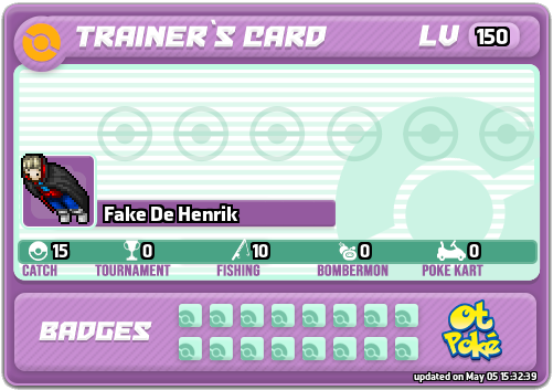 Fake De Henrik Card otPokemon.com