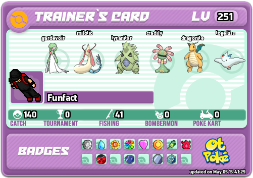 Funfact Card otPokemon.com