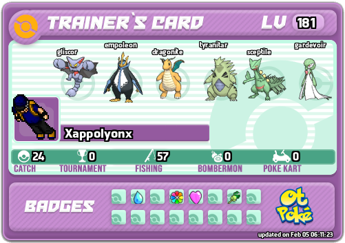 Xappolyonx Card otPokemon.com