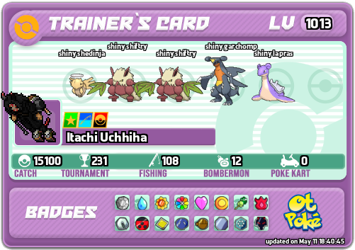 Itachi Uchhiha Card otPokemon.com