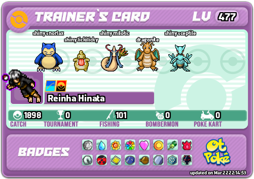 Reinha Hinata Card otPokemon.com