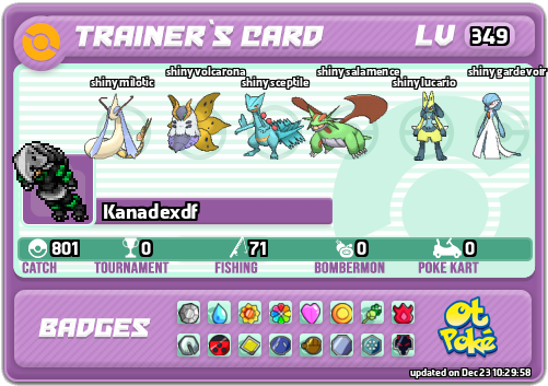 Kanadexdf Card otPokemon.com