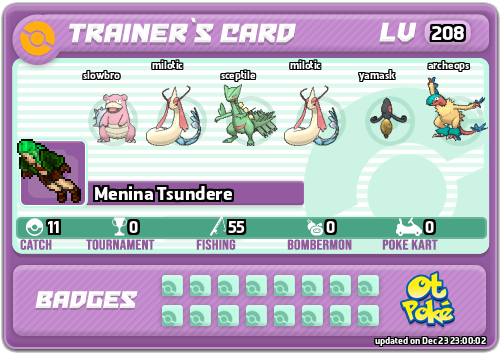 Menina Tsundere Card otPokemon.com