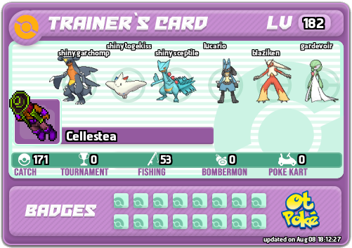 Cellestea Card otPokemon.com