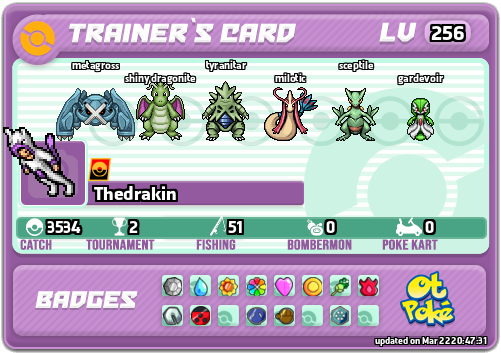 Thedrakin Card otPokemon.com